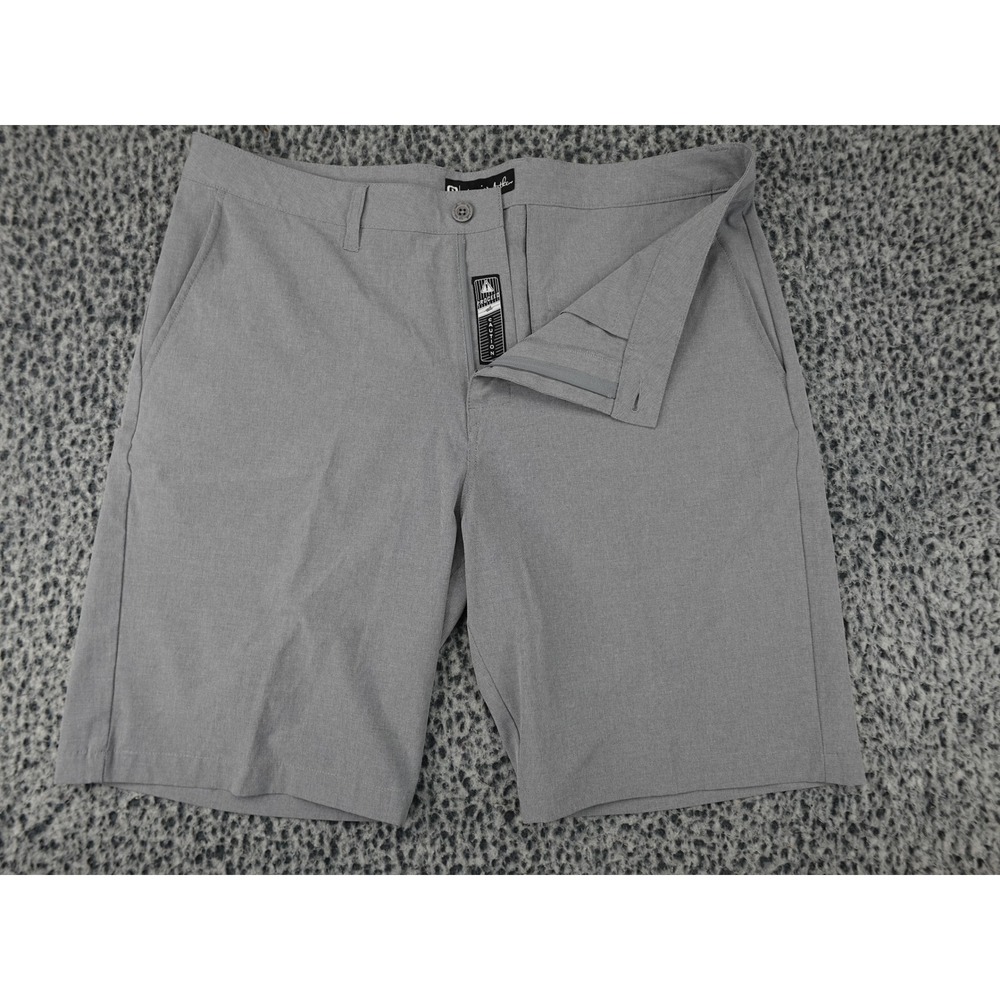 TravisMathew Performance Golf Shorts Mens 38 Grey Stretch Tech